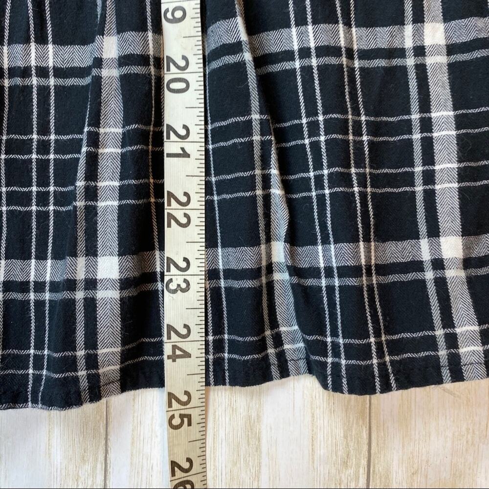 St. John’s Bay Petite Plaid Button Down Blouse - Picture 15 of 16